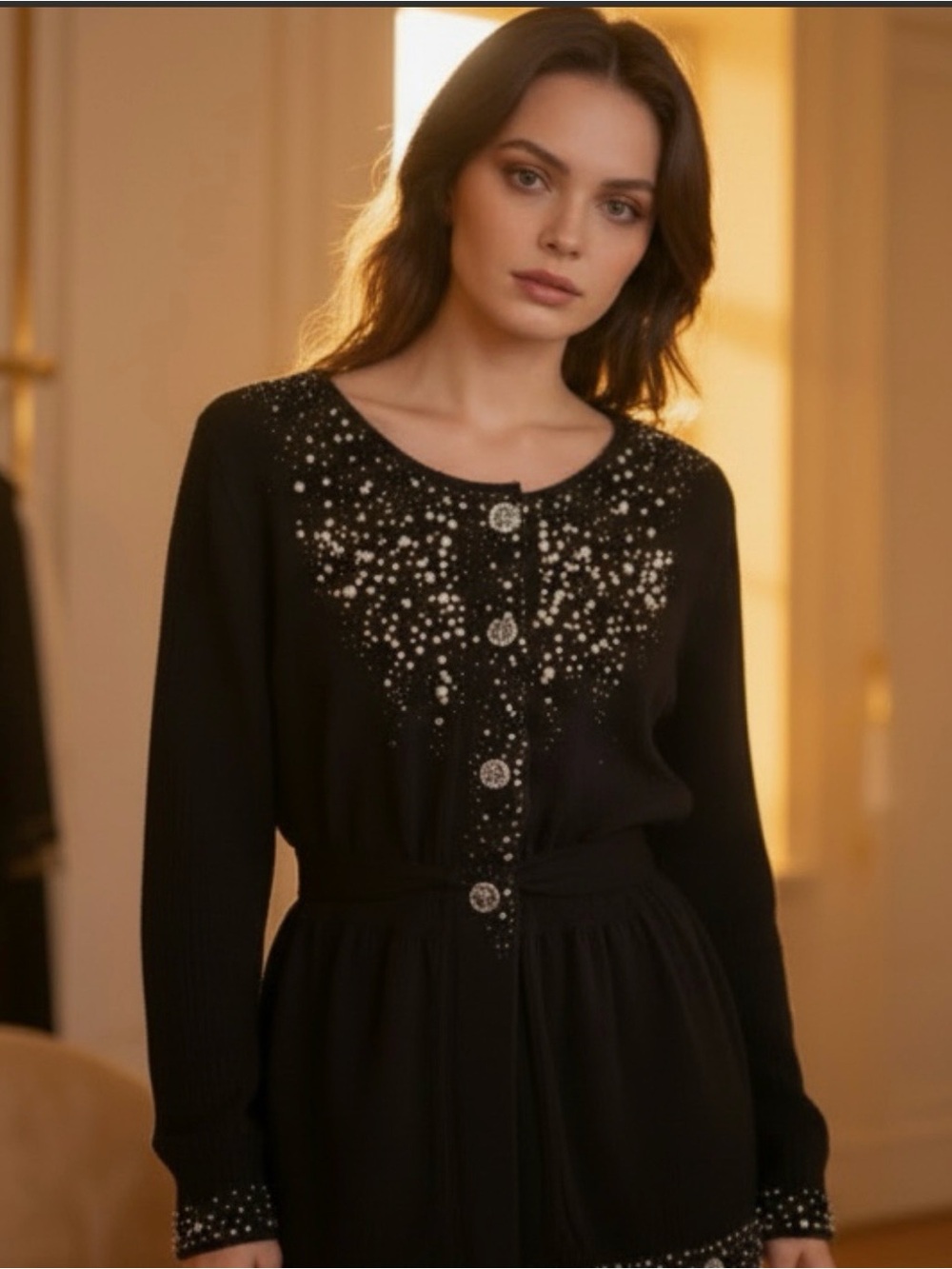 🎇🎆⚡️YOU WILL DAZZLE IN THIS SWEATER with Sparkling Top🌹